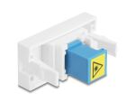 DELOCK Easy 45 Modul SC Simplex Buchse blau/weiß...