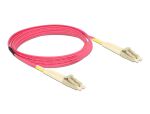 DELOCK LWL Patchkabel LC -> LC 5.00m Multimode Duplex OM4