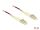 DELOCK LWL Patchkabel LC -> LC 5.00m Multimode Duplex OM4