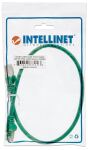 Intellinet Premium Netzwerkkabel, Cat6, S/FTP, 100% Kupfer, Cat6-zertifiziert, LS0H, RJ45-Stecker/RJ45-Stecker, 0,5 m, grün