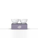 FIFTYEIGHT Schälchen-Set 100ml Grinsend Küssend weiß