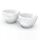 FIFTYEIGHT Schälchen-Set 100ml Grinsend Küssend weiß