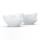 FIFTYEIGHT Schälchen-Set 100ml Grinsend Küssend weiß
