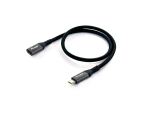 Equip USB 3.2 Gen 2 C-auf-C-Verlängerungskabel, M/F, 0,5 m, 4K/60 Hz, 10 Gbit/s
