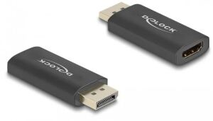DeLOCK Aktiver DisplayPort 1.4 zu HDMI Adapter 8K mit HDR Funktion