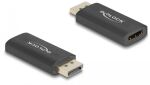 DeLOCK Aktiver DisplayPort 1.4 zu HDMI Adapter 8K mit HDR Funktion