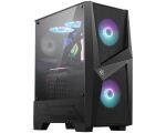 MSI MAG FORGE 100R Computer-Gehäuse Midi Tower Schwarz, Transparent