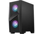 MSI MAG FORGE 100R Computer-Gehäuse Midi Tower Schwarz, Transparent