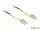 DELOCK LWL Kabel LC Duplex zu LC Duplex Multimode OM4 100 m