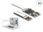 DeLOCK Konverter M.2 Key B+M Stecker zu 1 x Mini PCIe...