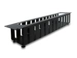 DELOCK 19" 2 HE Kabelmanagement Rangierpanel mit...