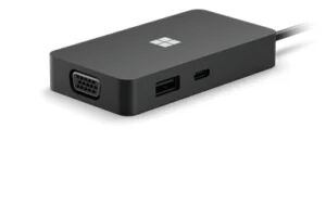 Microsoft 1E4-00002 laptop-dockingstation & portreplikator Schwarz