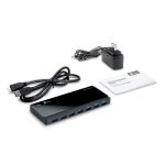 TP-Link UH700(UN) Schnittstellen-Hub USB 3.2 Gen 1 (3.1 Gen 1) Micro-B 5000 Mbit/s Schwarz