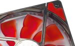 Inter-Tech L-12025 Computergehäuse Ventilator 12 cm Schwarz, Rot