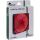 Inter-Tech L-12025 Computergehäuse Ventilator 12 cm Schwarz, Rot