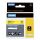 DYMO Rhino Industrie Nylonetiketten | flexibel | 12 mm x 3,5 m | schwarz auf gelbe | selbstklebendes Schriftband | fur Rhino und LabelManager Beschriftungsgerät