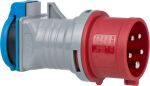 Brennenstuhl 1081690 Netzstecker-Adapter Blau, Grau, Rot