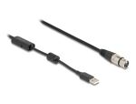 DELOCK High-Res Audio Konverterkabel USB Type-A analog 3 m