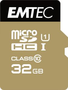Emtec microSD Class10 Gold+ 32GB MicroSDHC Klasse 10