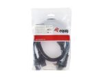 Equip Hochwertiges Strom-Y-Kabel, Schuko auf 2 x C13, 1.8m