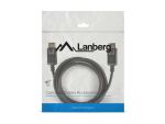 Lanberg CA-DPDP-10CC-0018-BK DisplayPort-Kabel 1,8 m Schwarz