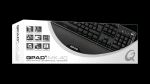 QPAD MK-40 Tastatur Gaming USB QWERTZ Deutsch Schwarz