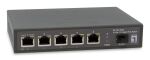 LevelOne GEP-0625 Netzwerk-Switch Unmanaged 2.5G Ethernet (100/1000/2500) Power over Ethernet (PoE) Schwarz