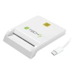 Techly I-CARD-CAM-USB2TYC Smart-Card-Lesegerät Drinnen USB USB 2.0 Weiß