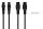 Alcasa P1405-S050 Stromkabel Schwarz 5 m C14-Koppler C5-Koppler