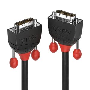 Lindy 36255 DVI-Kabel 1 m DVI-D Schwarz