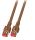 EFB Elektronik K5517.0,25 Netzwerkkabel Braun 0,25 m Cat6 S/FTP (S-STP)