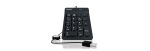 KeySonic ACK-118BK Nummernblock, Silikon, USB, schwarz