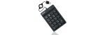 KeySonic ACK-118BK Nummernblock, Silikon, USB, schwarz
