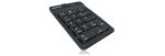 KeySonic ACK-118BK Nummernblock, Silikon, USB, schwarz