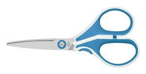 Wedo 975 5010 Büro- & Bastelschere Universal Gerader Schnitt Blau, Weiß