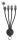 2GO 797363 USB Kabel USB A/USB C USB C/micro-USB B/Lightning Schwarz
