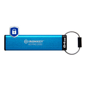 Kingston Technology IronKey 64GB USB-C Keypad 200C, FIPS 140-3 Lvl 3 (ausstehend) AES256