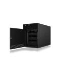 ICY BOX IB-3740-C31, Externes 4-fach Single Mode System für 3,5" SATA I/II/III Festplatten, USB 3.1 Gen2, Type-C Host