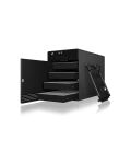 ICY BOX IB-3740-C31, Externes 4-fach Single Mode System für 3,5" SATA I/II/III Festplatten, USB 3.1 Gen2, Type-C Host