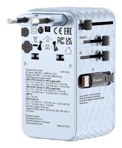 Verbatim Charge n Travel 70W Universal Blau AC Schnellladung Drinnen