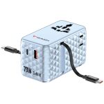 Verbatim Charge n Travel 70W Universal Blau AC Schnellladung Drinnen