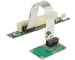 DELOCK Riser Card MiniPCIe -> 2x PCI 32Bit Slots 13cm