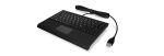 KeySonic ACK-3410 (DE) Super-Mini Tastatur, Smart-Touchpad, USB, schwarz