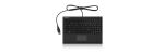 KeySonic ACK-3410 (DE) Super-Mini Tastatur, Smart-Touchpad, USB, schwarz