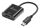 MediaRange USB-A zu HDMI Audio und Video Konverter, 20cm, schwarz