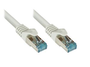 Alcasa 8064-H005 Netzwerkkabel Grau 0,5 m Cat6a S/FTP (S-STP)