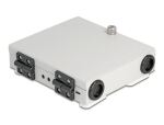 DeLOCK LWL Wandbox für 4 x SC Simplex oder LC Duplex Adapter Metallgehäuse