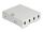 DeLOCK LWL Wandbox für 4 x SC Simplex oder LC Duplex Adapter Metallgehäuse