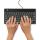 R-Go Tools Ergonomische Tastatur R-Go Compact Break, kompakte Tastatur mit Pausensoftware, QWERTY (UK), Kabelgebunden, Schwarz