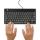 R-Go Tools Ergonomische Tastatur R-Go Compact Break, kompakte Tastatur mit Pausensoftware, QWERTY (UK), Kabelgebunden, Schwarz